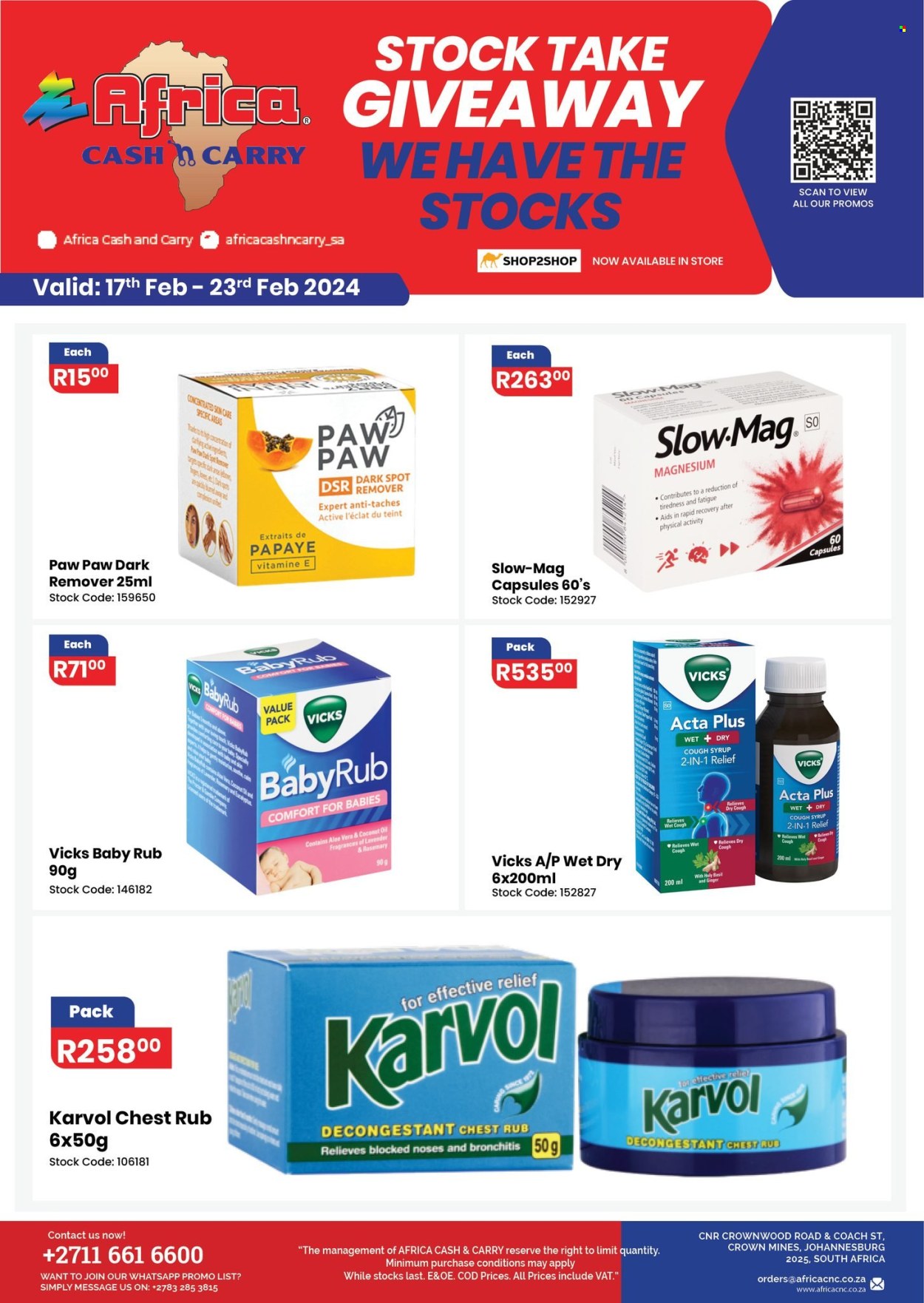 Africa Cash & Carry specials - 17/02/2024 - 23/02/2024. Page 1