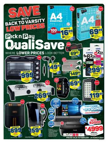 Pick n Pay QualiSave catalogue  - 19/02/2024 - 21/03/2024.