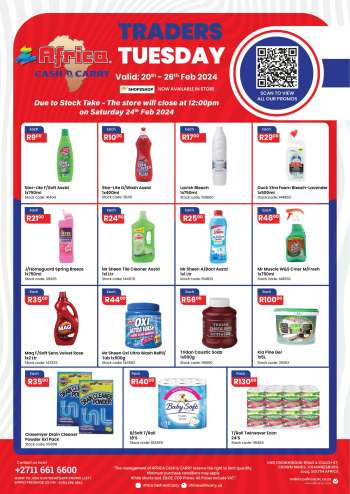 Africa Cash & Carry catalogue  - 20/02/2024 - 26/02/2024.