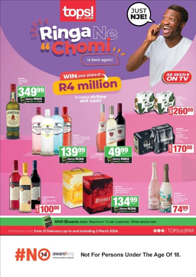 TOPS at SPAR specials - 21/02/2024 - 03/03/2024. Page 1