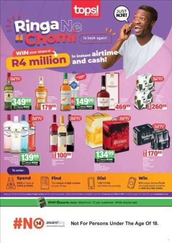 TOPS at SPAR catalogue  - 21/02/2024 - 03/03/2024.