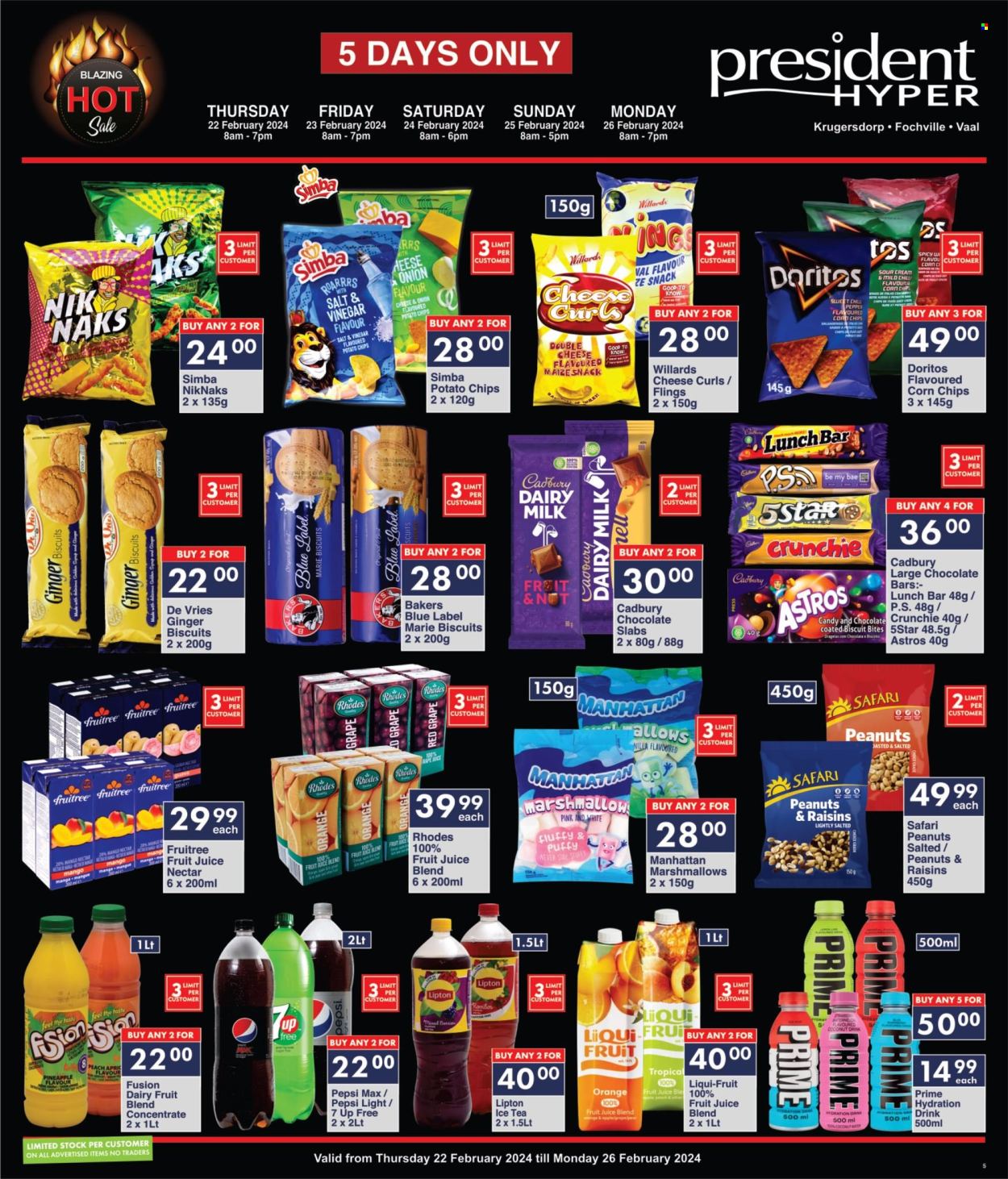 President Hyper specials - 22/02/2024 - 26/02/2024. Page 5