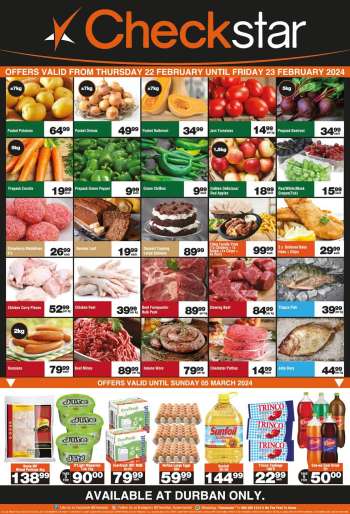 Checkstar catalogue  - 22/02/2024 - 23/02/2024.