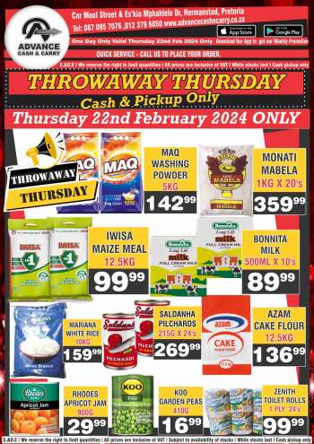 Advance Cash & Carry catalogue  - 22/02/2024 - 22/02/2024.