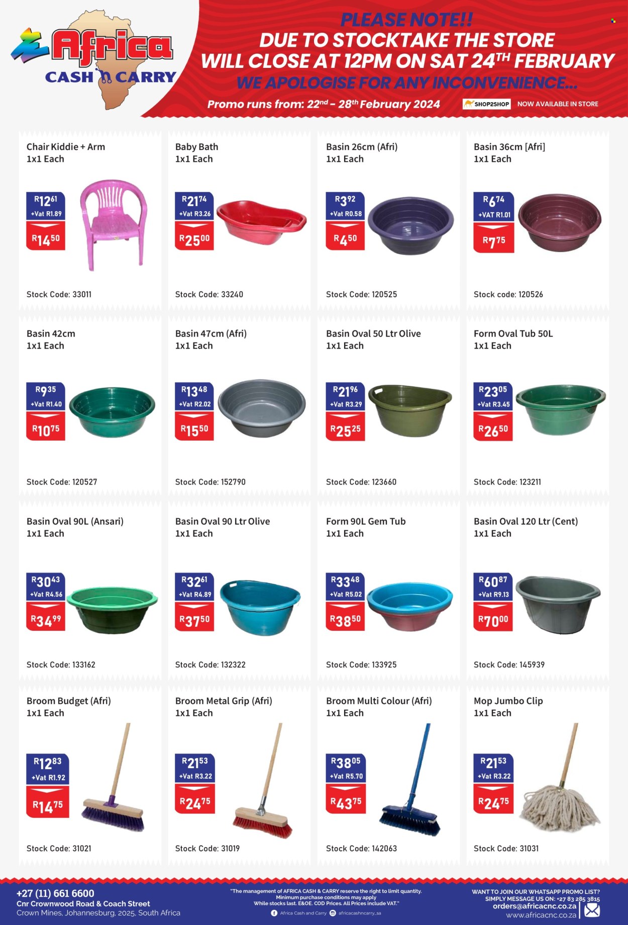 Africa Cash & Carry specials - 22/02/2024 - 28/02/2024. Page 12