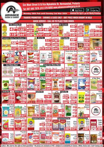 Advance Cash & Carry catalogue  - 26/02/2024 - 03/03/2024.