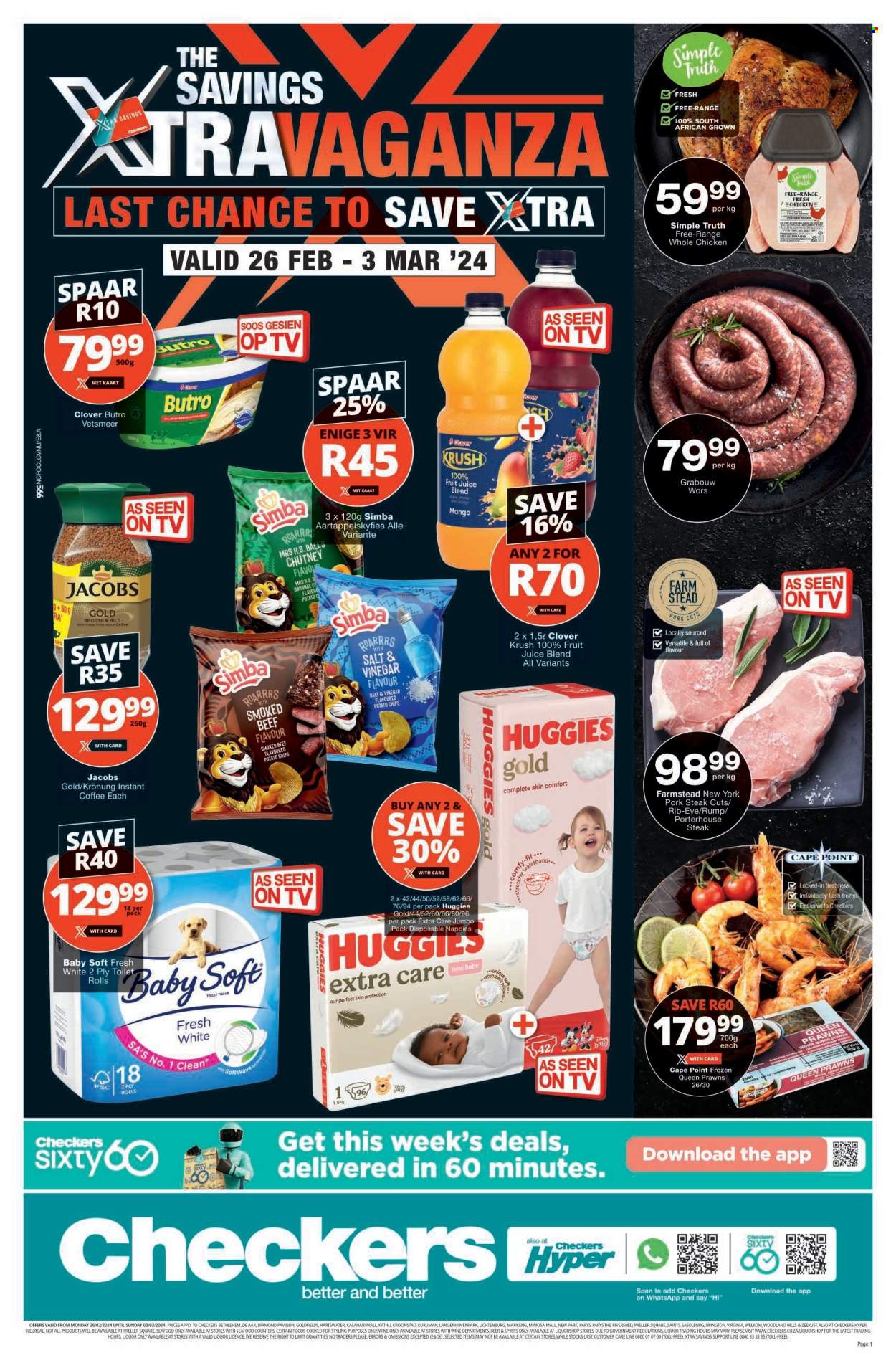 Checkers specials - 26/02/2024 - 03/03/2024. Page 1