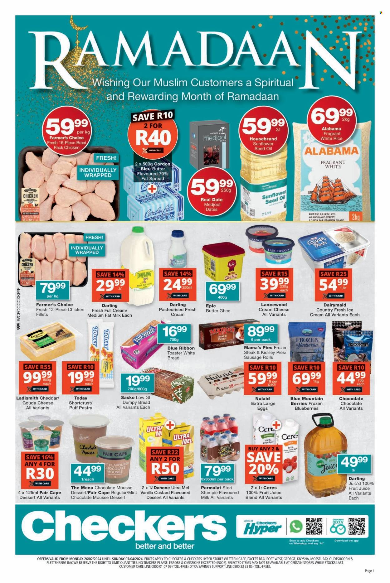 Checkers specials - 26/02/2024 - 07/04/2024. Page 1