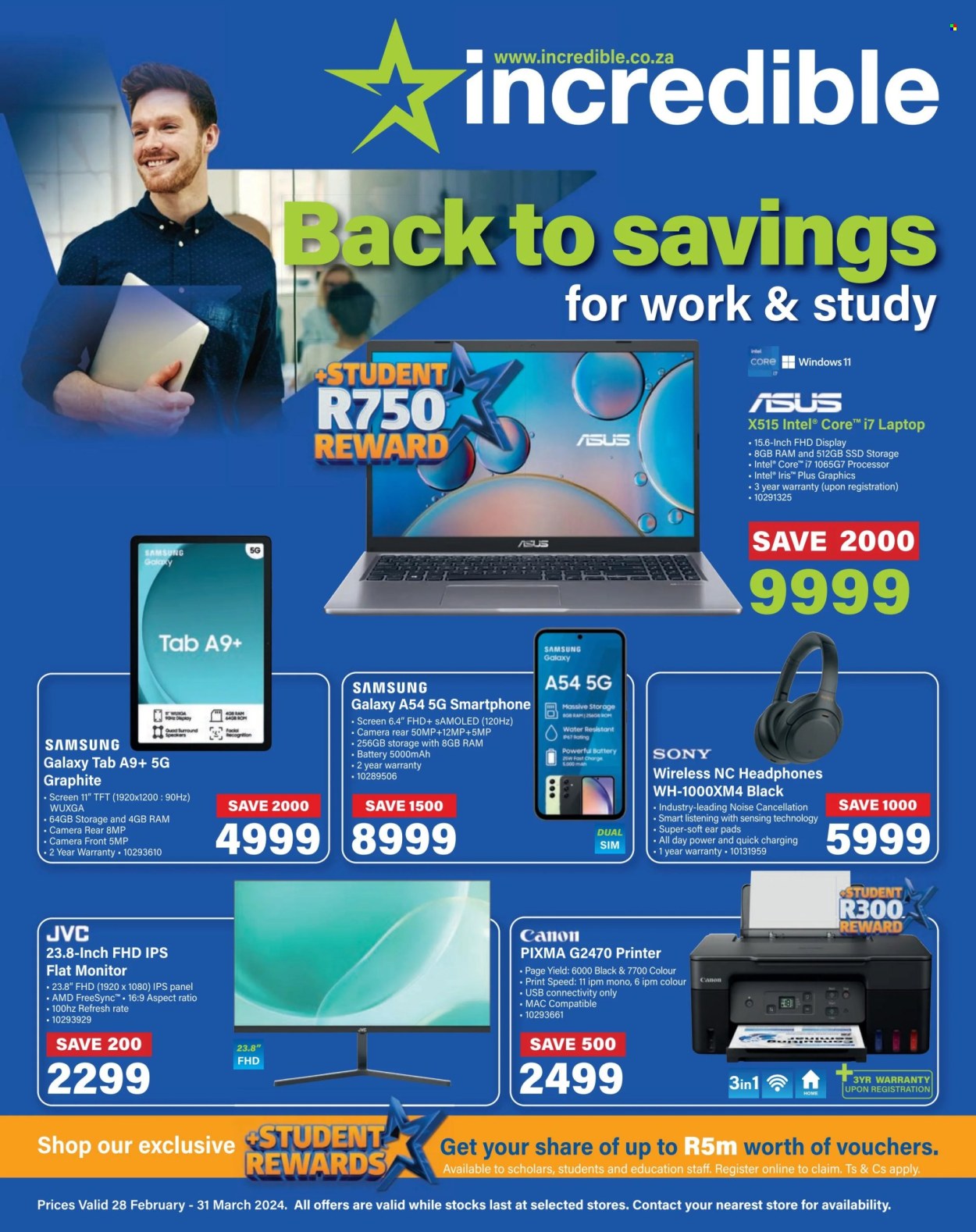 Incredible Connection specials - 28/02/2024 - 31/03/2024. Page 1