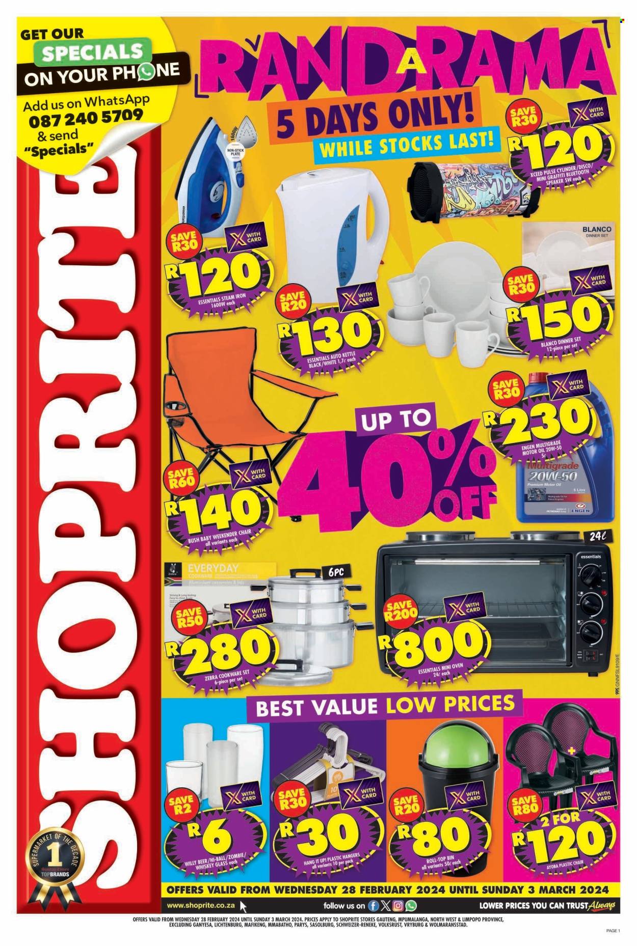 Shoprite specials - 28/02/2024 - 03/03/2024. Page 1