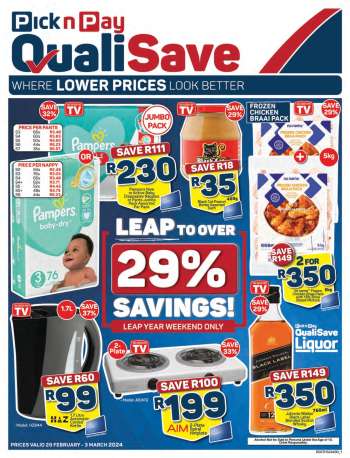 thumbnail - Pick n Pay QualiSave catalogue - Leap Year Specials