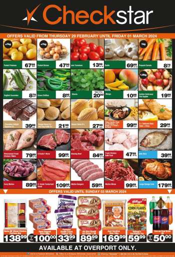 Checkstar catalogue  - 29/02/2024 - 01/03/2024.