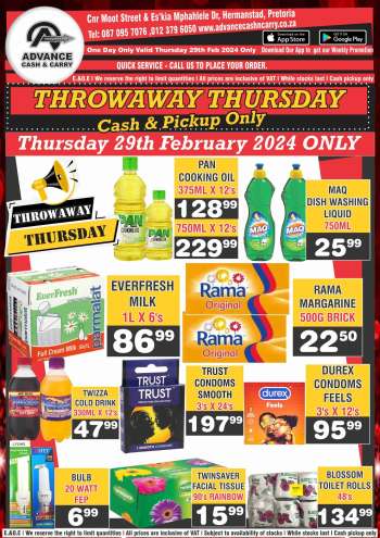 Advance Cash & Carry catalogue  - 29/02/2024 - 29/02/2024.