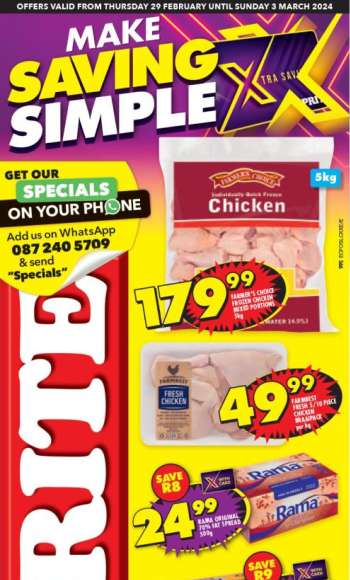 Shoprite catalogue  - 29/02/2024 - 03/03/2024.
