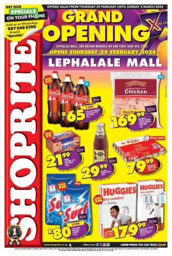 Shoprite catalogue  - 29/02/2024 - 03/03/2024.
