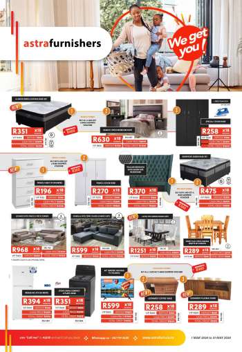 Astra Furnishers catalogue  - 01/03/2024 - 31/03/2024.