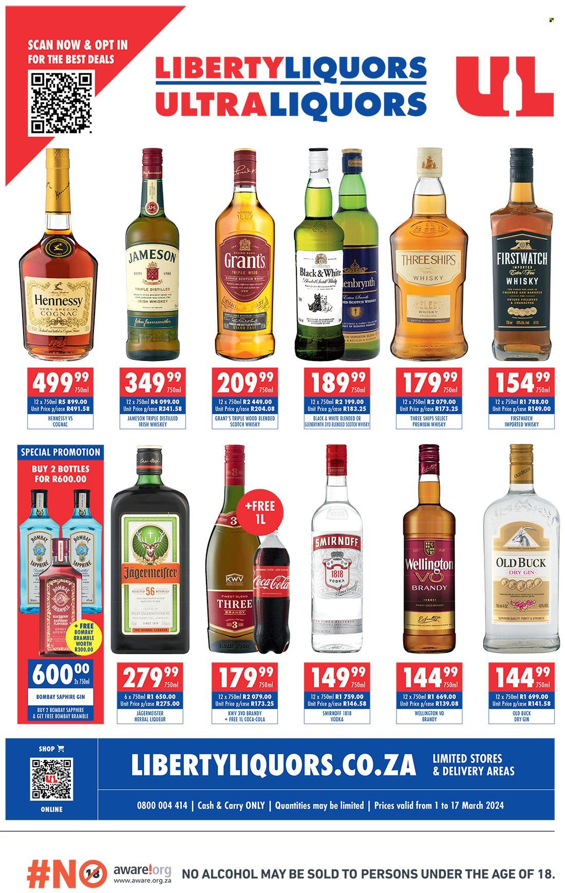 Liberty Liquors specials - 01/03/2024 - 17/03/2024. Page 1