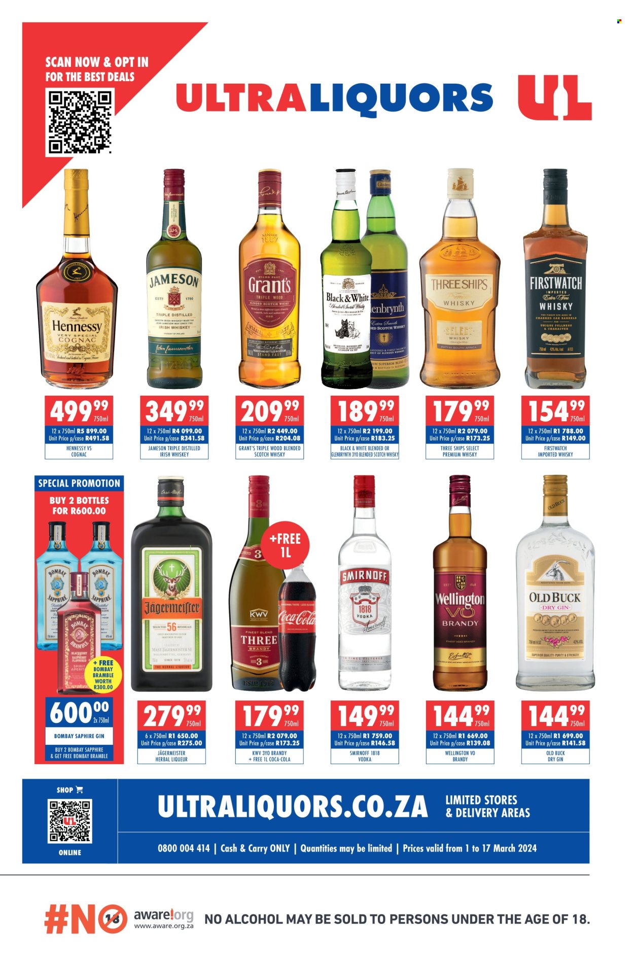 Ultra Liquors specials - 01/03/2024 - 17/03/2024. Page 1