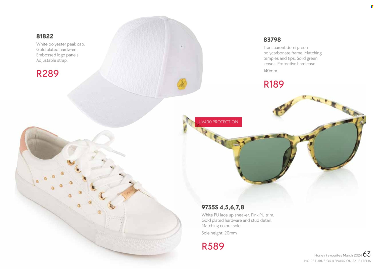Honey specials. Page 65