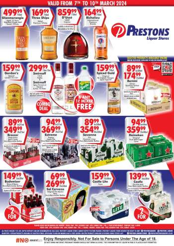 Prestons Liquor Stores catalogue  - 07/03/2024 - 10/03/2024.