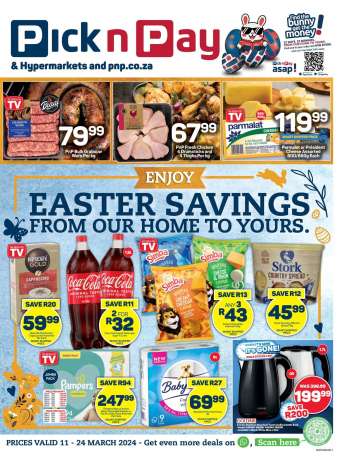 Pick n Pay catalogue  - 11/03/2024 - 24/03/2024.