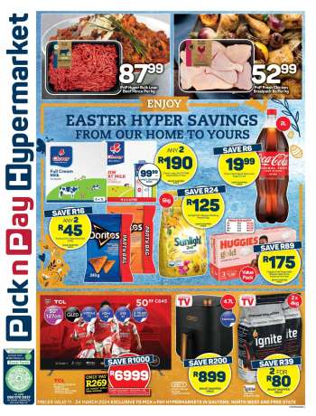 Pick n Pay Hypermarket catalogue  - 11/03/2024 - 24/03/2024.