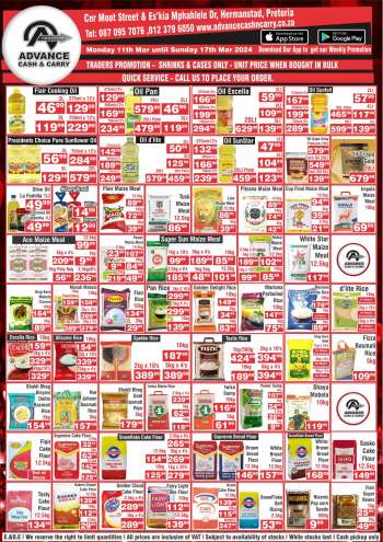 Advance Cash & Carry catalogue  - 11/03/2024 - 17/03/2024.