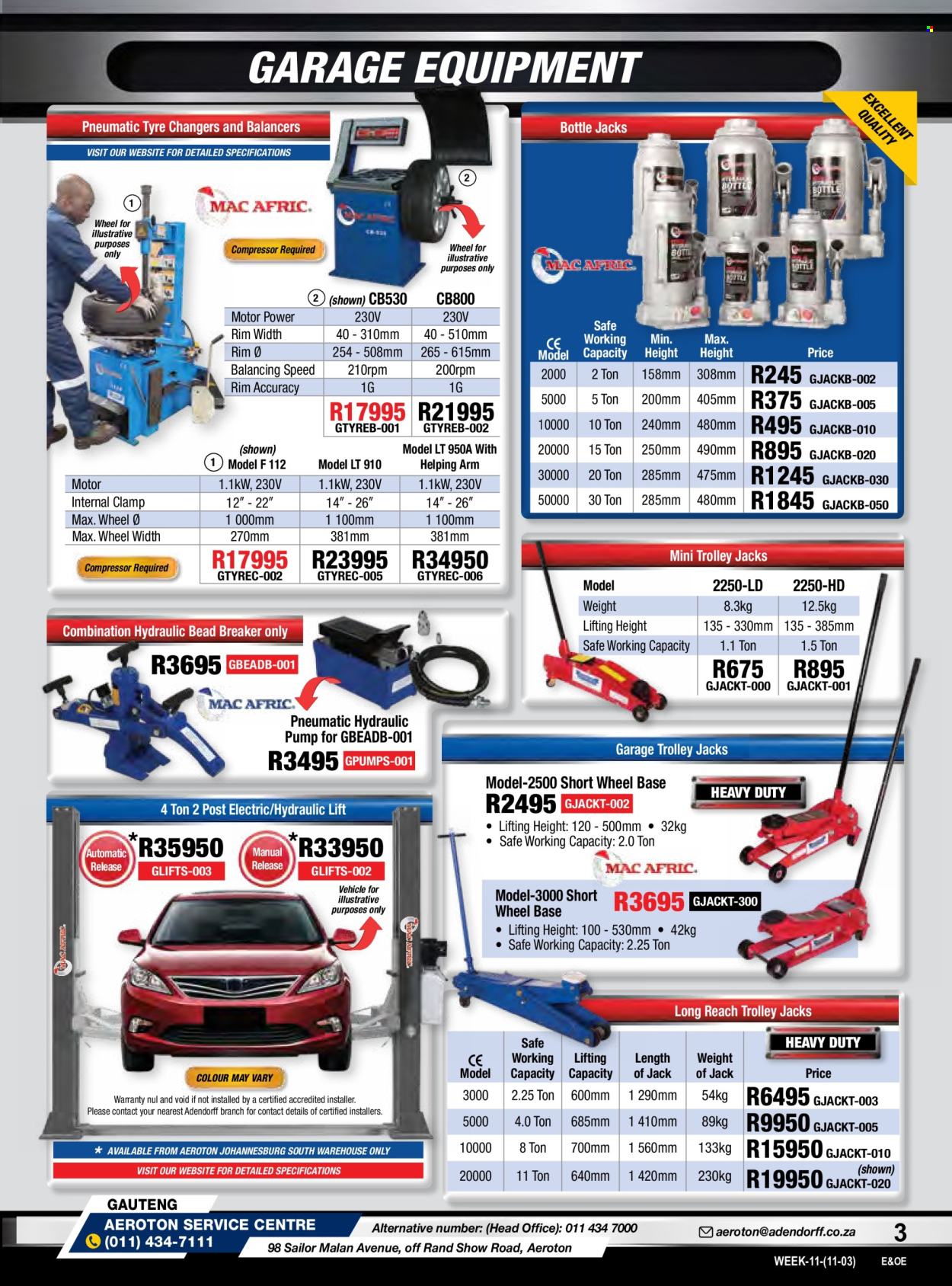 Adendorff Machinery Mart specials. Page 5