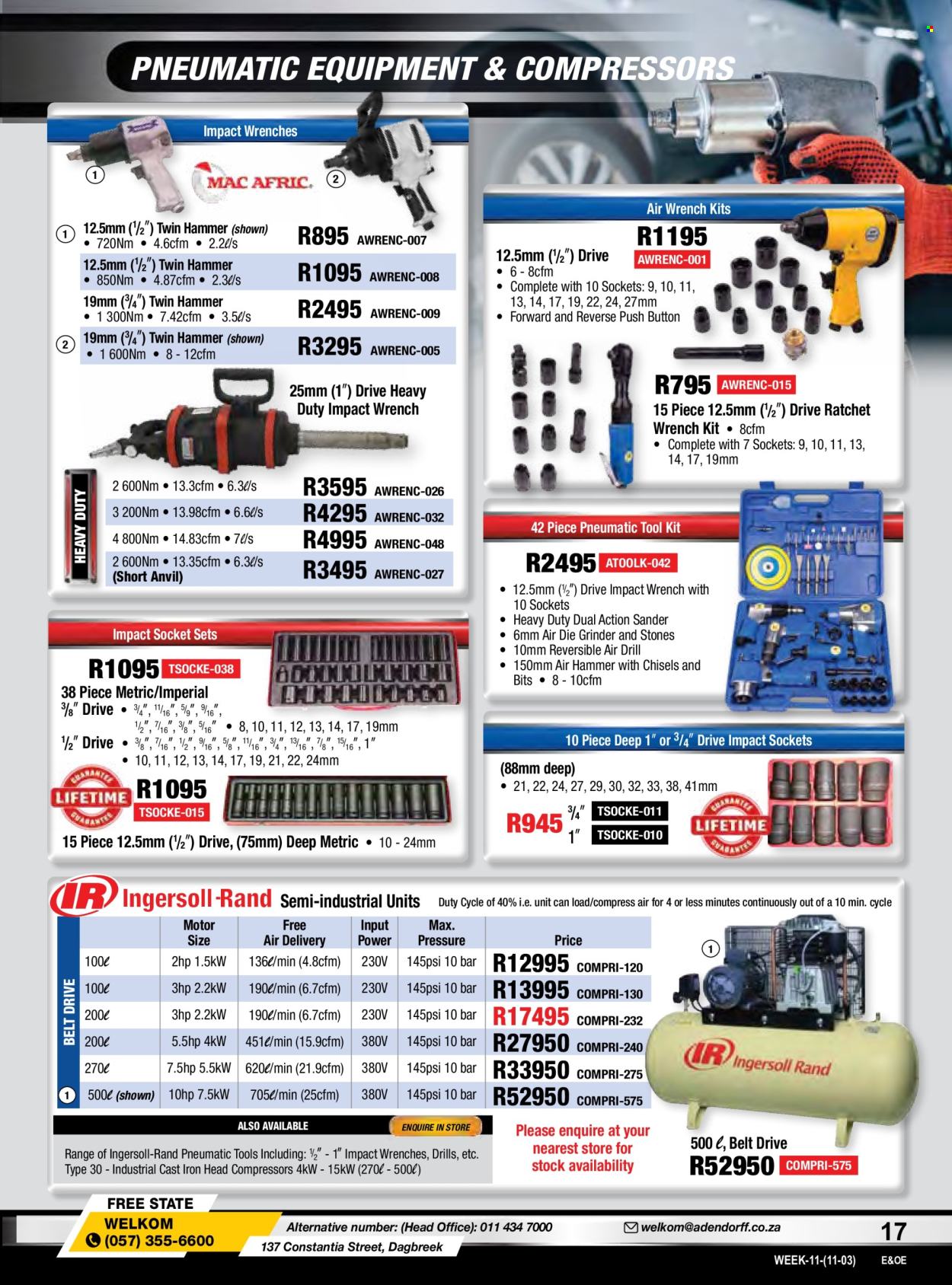 Adendorff Machinery Mart specials. Page 19
