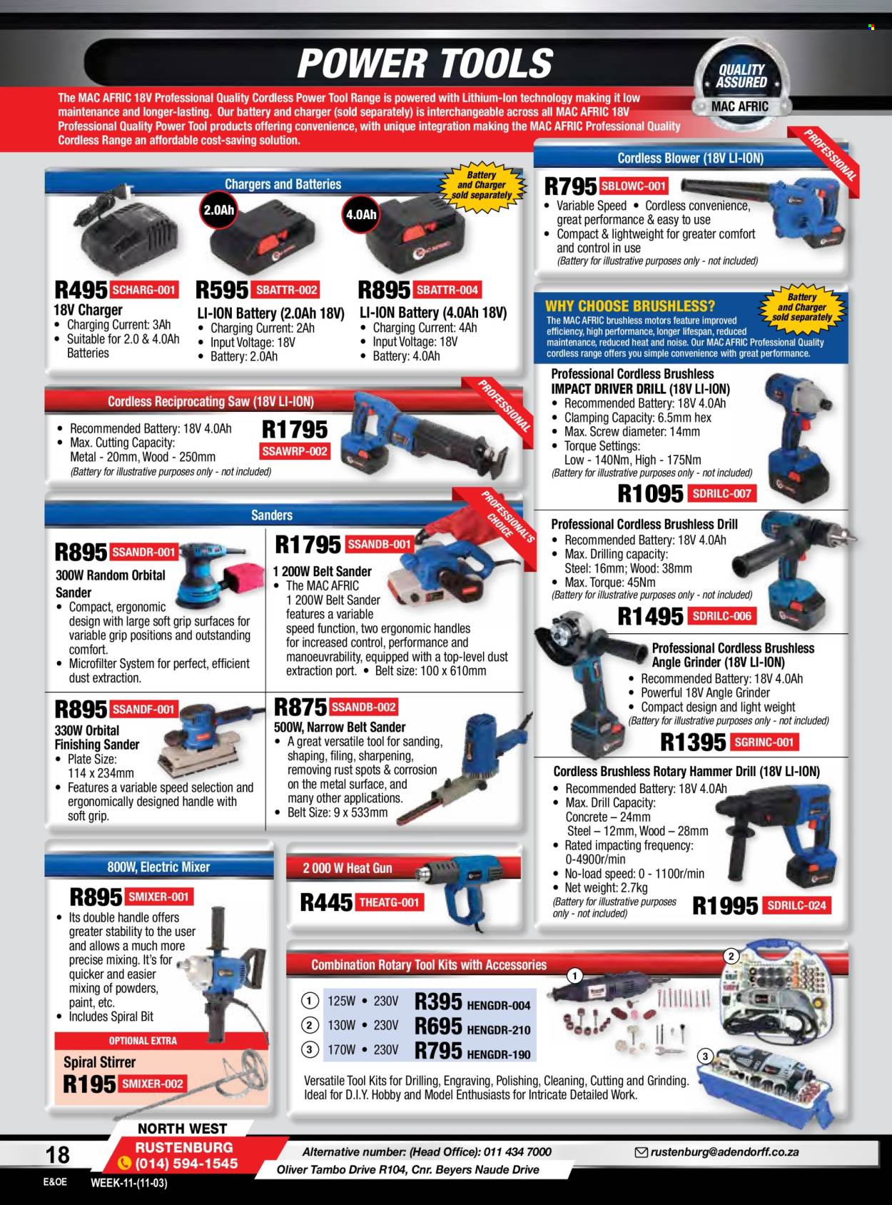 Adendorff Machinery Mart specials. Page 20