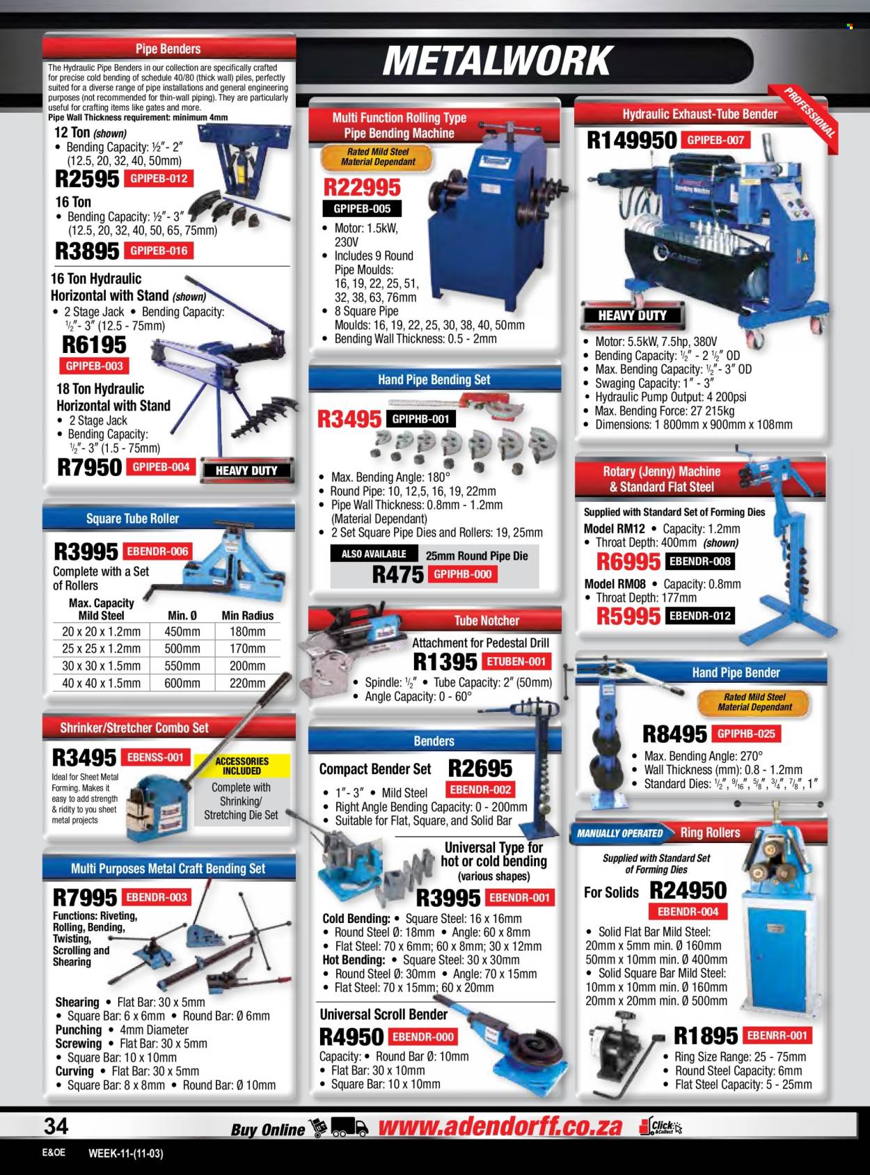 Adendorff Machinery Mart specials. Page 36