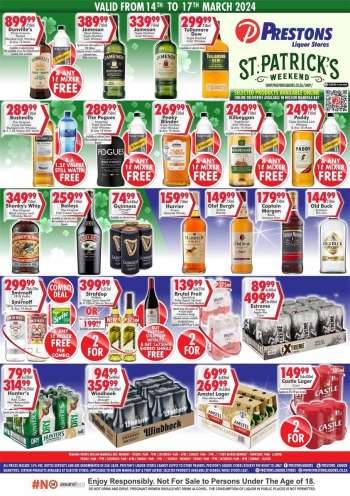 Prestons Liquor Stores catalogue  - 14/03/2024 - 17/03/2024.