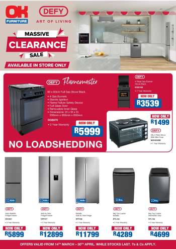 OK Furniture catalogue  - 14/03/2024 - 30/04/2024.