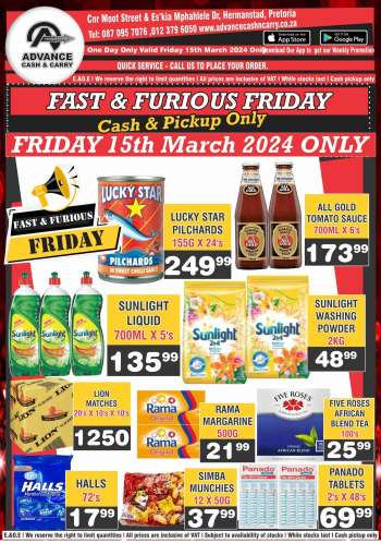 Advance Cash & Carry catalogue  - 15/03/2024 - 15/03/2024.