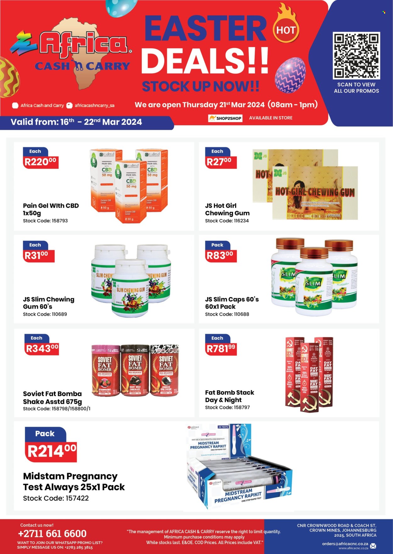 Africa Cash & Carry specials - 16/03/2024 - 22/03/2024. Page 1