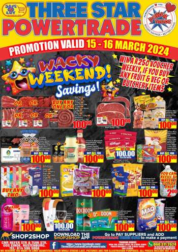 Three Star Cash and Carry catalogue  - 15/03/2024 - 16/03/2024.