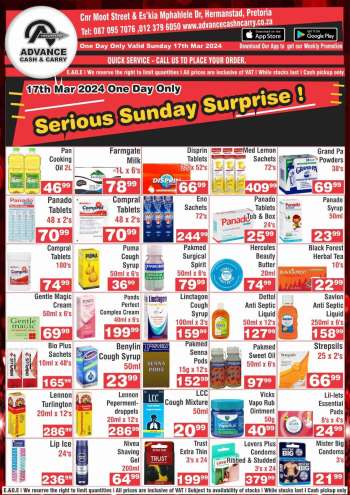 Advance Cash & Carry catalogue  - 17/03/2024 - 17/03/2024.