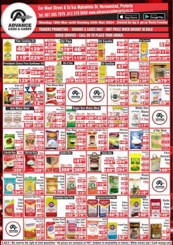 Advance Cash & Carry catalogue  - 18/03/2024 - 24/03/2024.