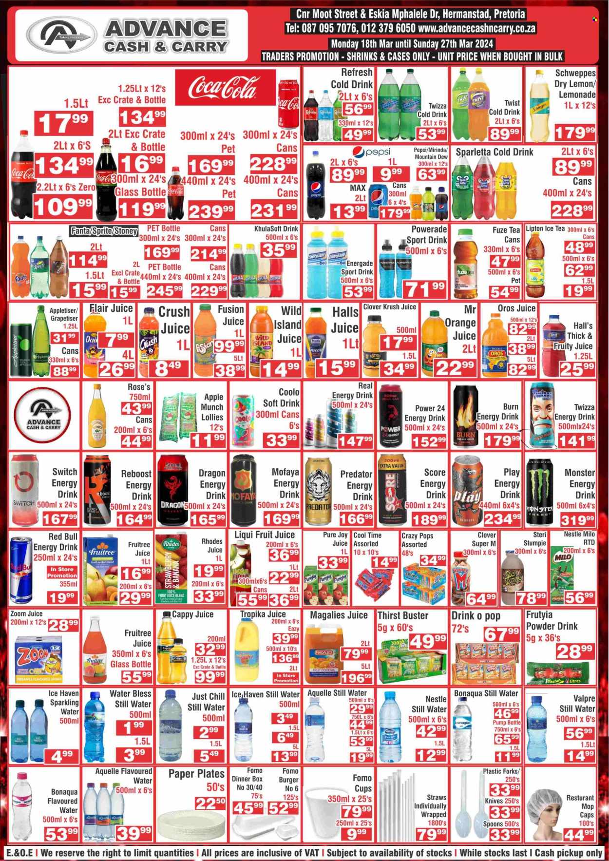 Advance Cash & Carry specials - 18/03/2024 - 27/03/2024. Page 1