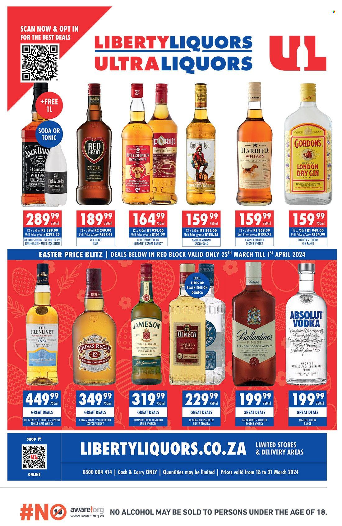 Liberty Liquors specials - 18/03/2024 - 31/03/2024. Page 1