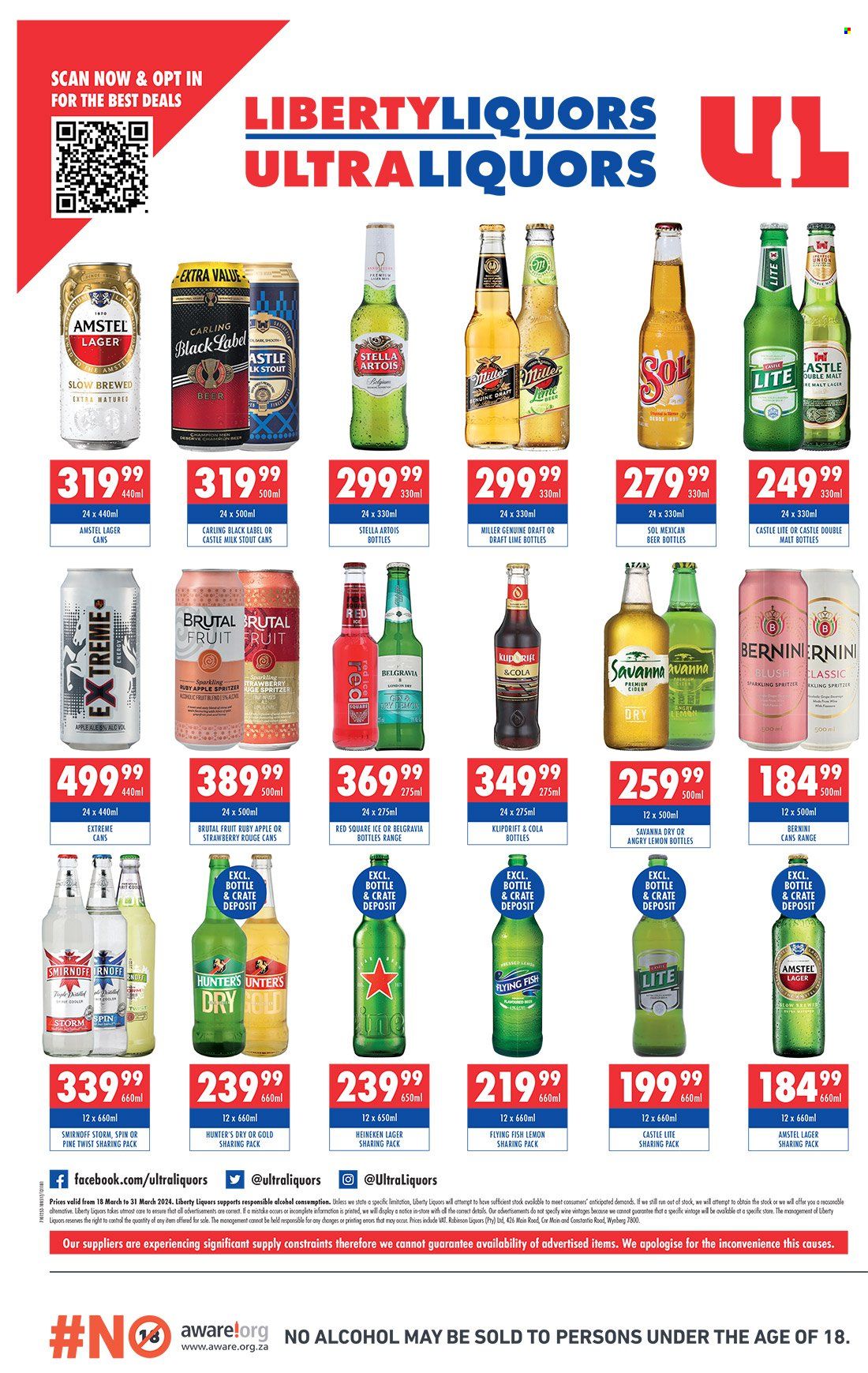 Liberty Liquors specials - 18/03/2024 - 31/03/2024. Page 4