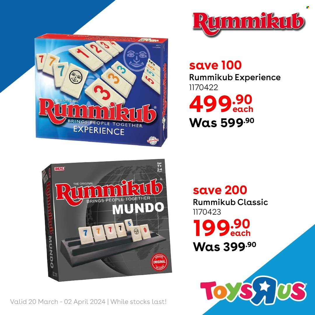 Toys R Us specials - 20/03/2024 - 02/04/2024. Page 1