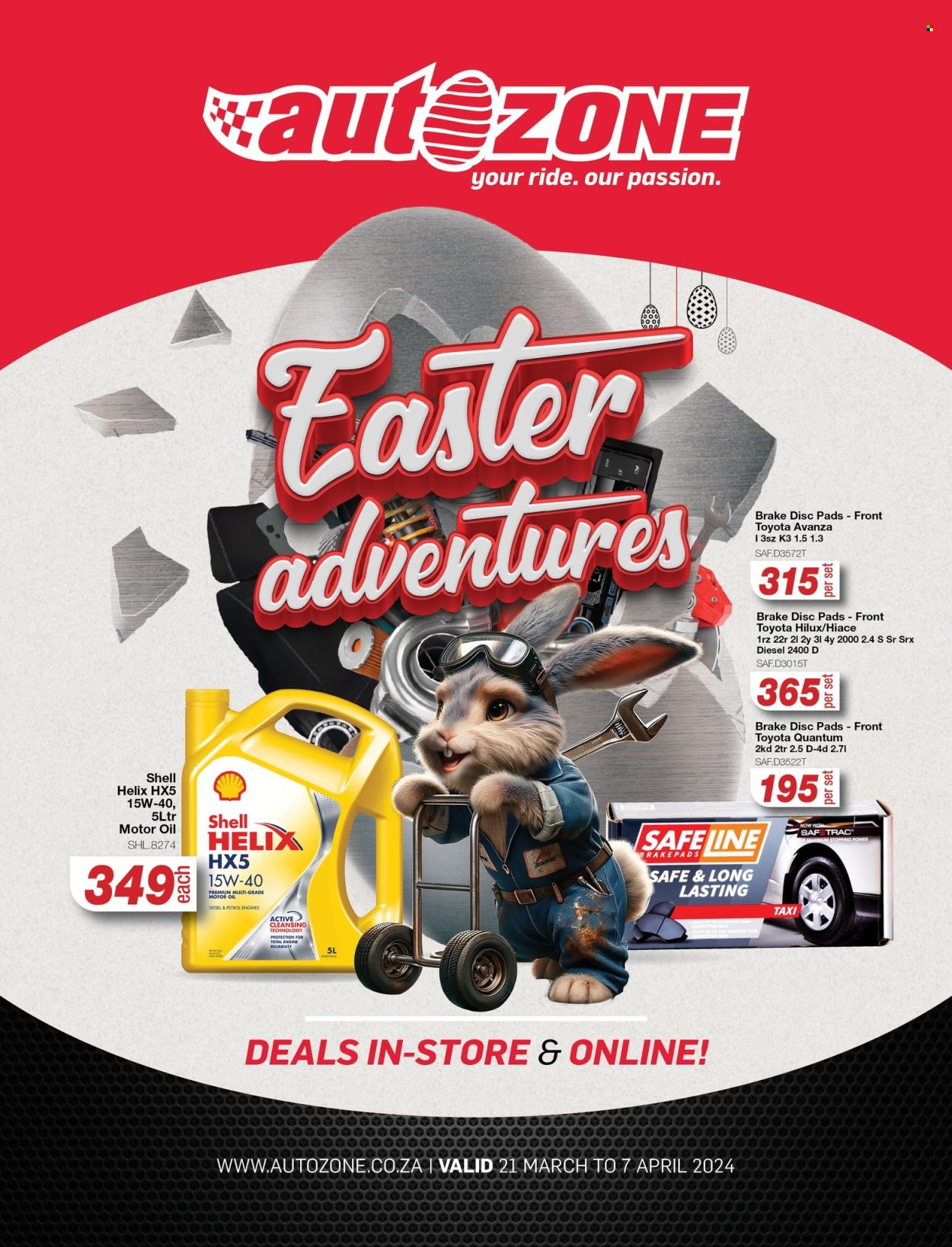 AutoZone specials - 21/03/2024 - 07/04/2024. Page 1