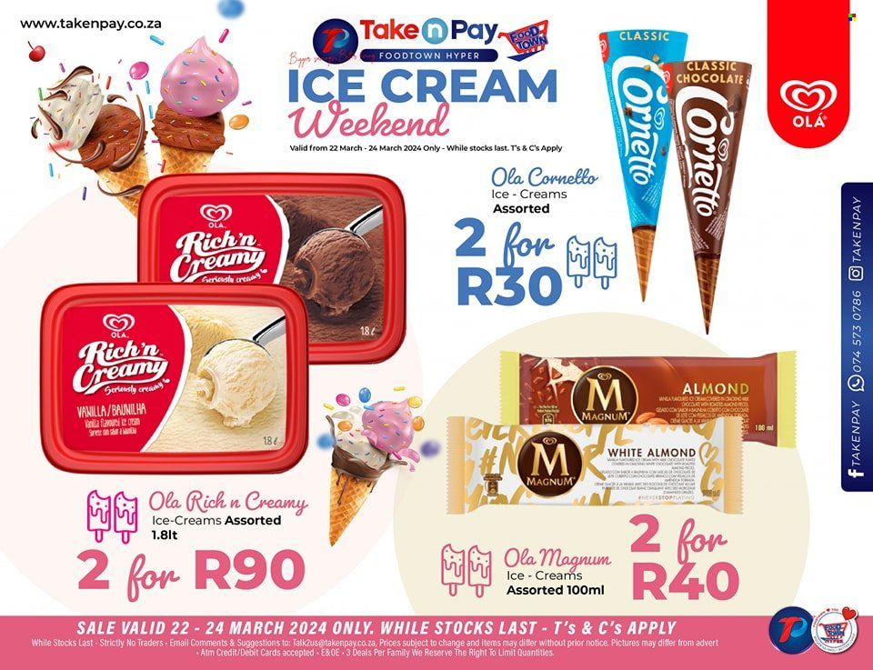 Take n Pay specials - 22/03/2024 - 24/03/2024. Page 1