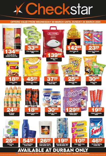 Checkstar catalogue  - 20/03/2024 - 24/03/2024.