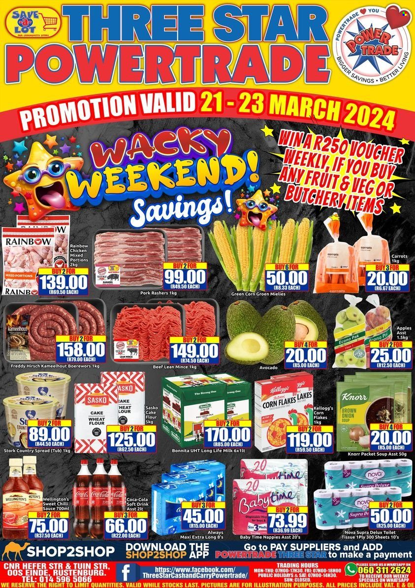 Three Star Cash and Carry specials - 21/03/2024 - 23/03/2024. Page 1