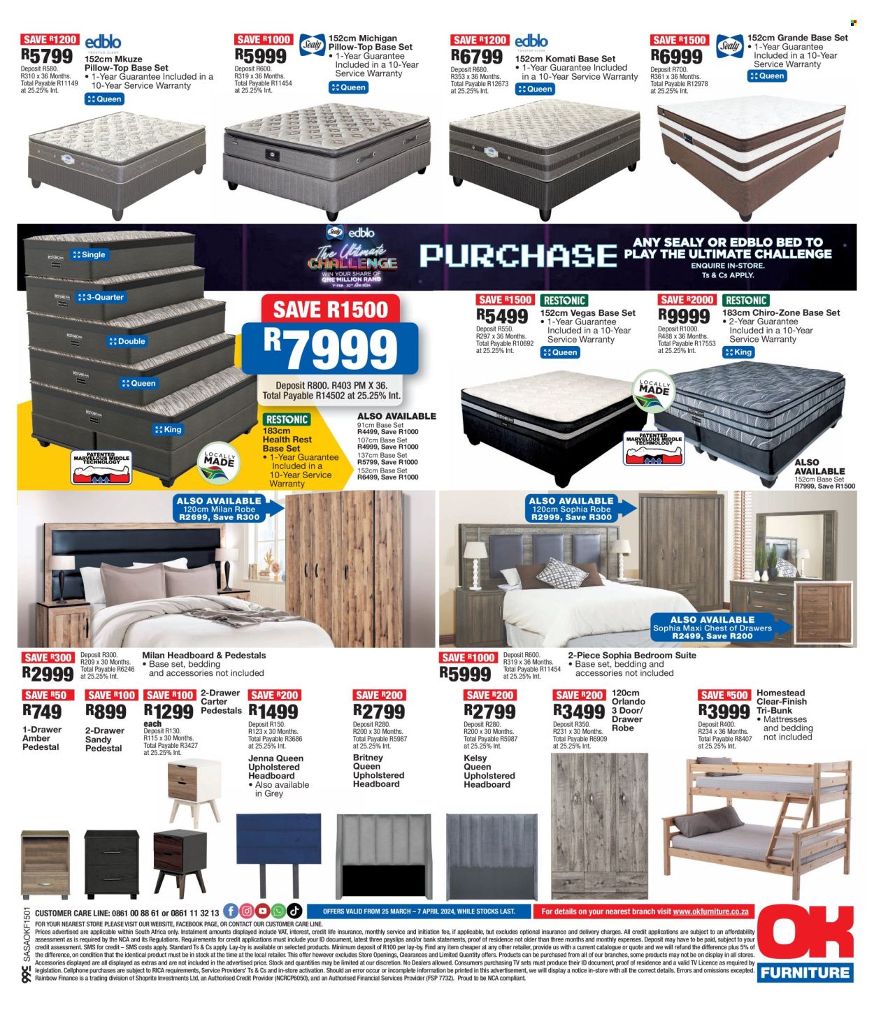 OK Furniture specials - 25/03/2024 - 07/04/2024. Page 8