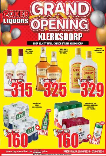 Boxer catalogue  - 25/03/2024 - 07/04/2024.