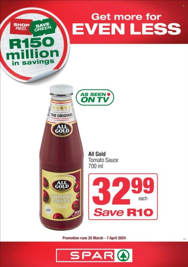 SPAR specials - 25/03/2024 - 07/04/2024. Page 1