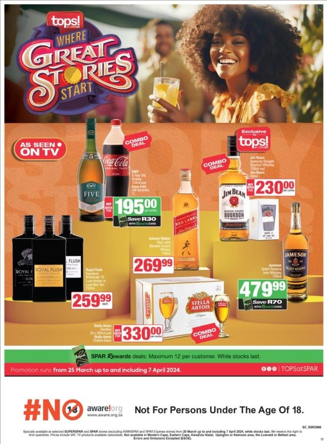 TOPS at SPAR specials - 25/03/2024 - 07/04/2024. Page 1